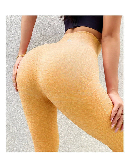 Womens Seamless Stretch High Waist Capris SIZE S/M-L/XL